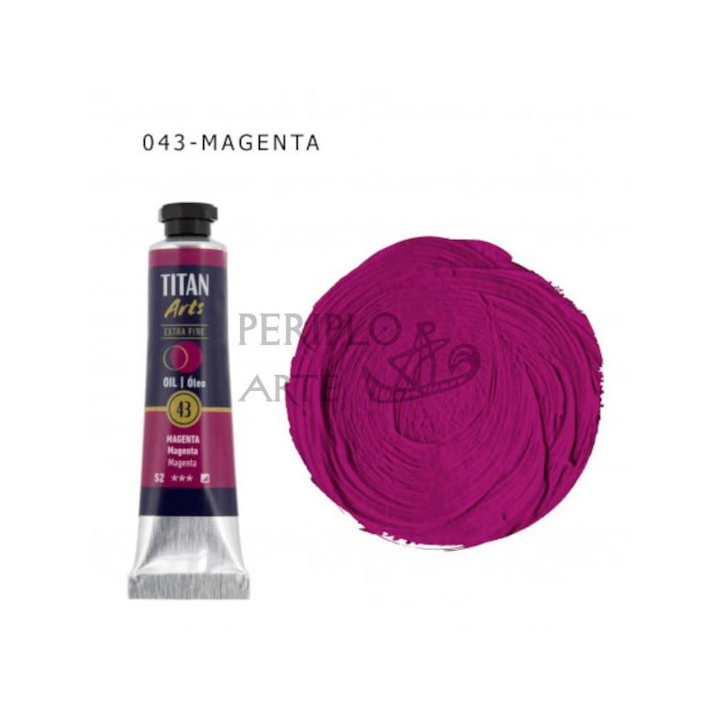 Óleo Titan Arts 20ml Magenta 43