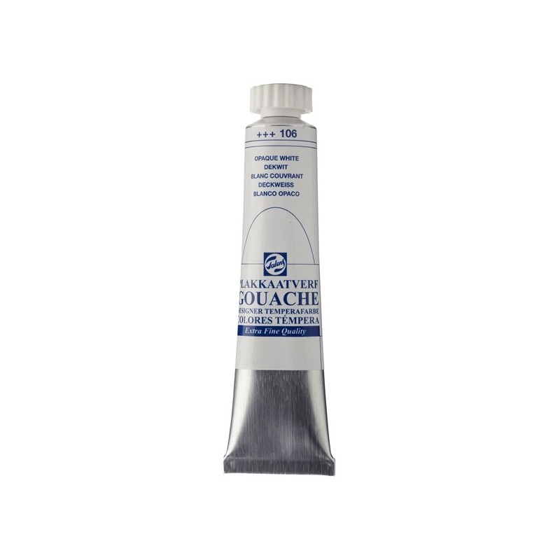 Gouache témpera Talens 20 ml blanco opaco 106