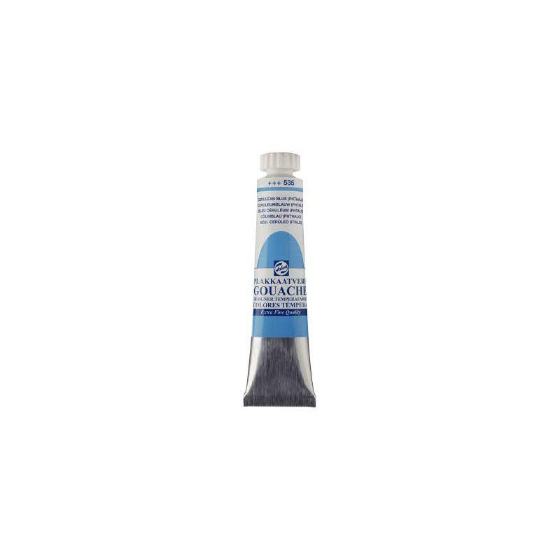 Gouache témpera Talens 20ml Azul Cerúleo Ftalo 535