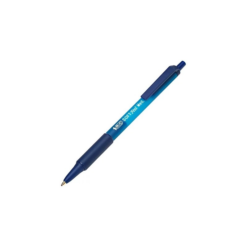 Bolígrafo BIC Soft Feel azul