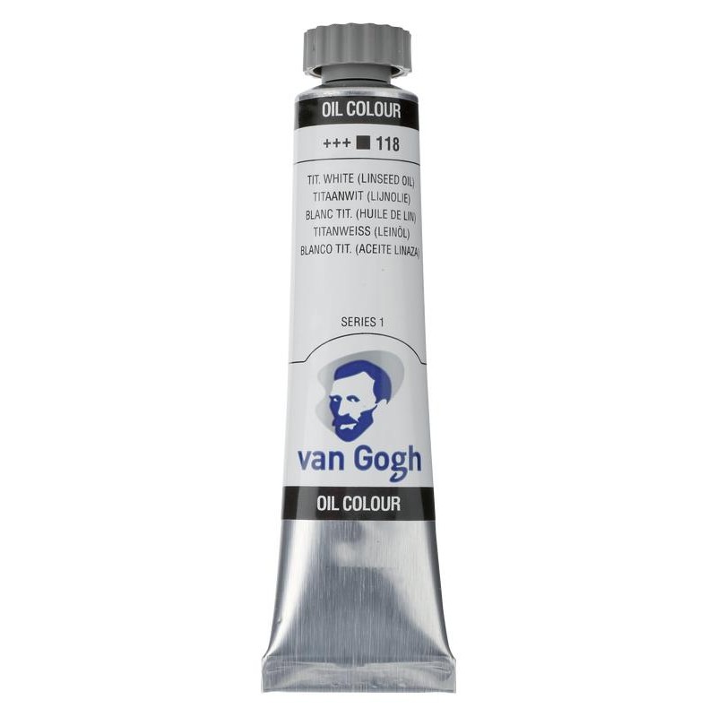 Óleo Van Gogh 20ml Blanco Cinc  Aceite linaza  118