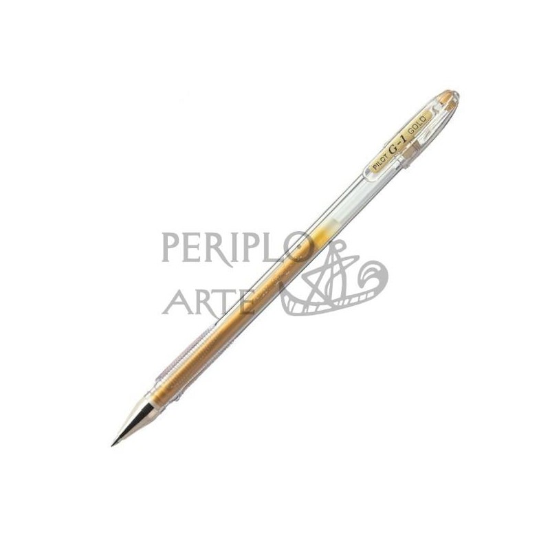 Bolígrafo Pilot G1 0 7 oro