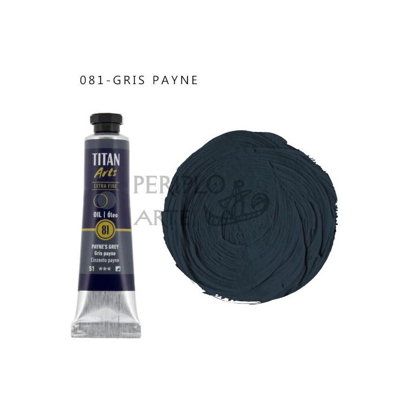 Óleo Titan Arts 20ml Gris Payne 81