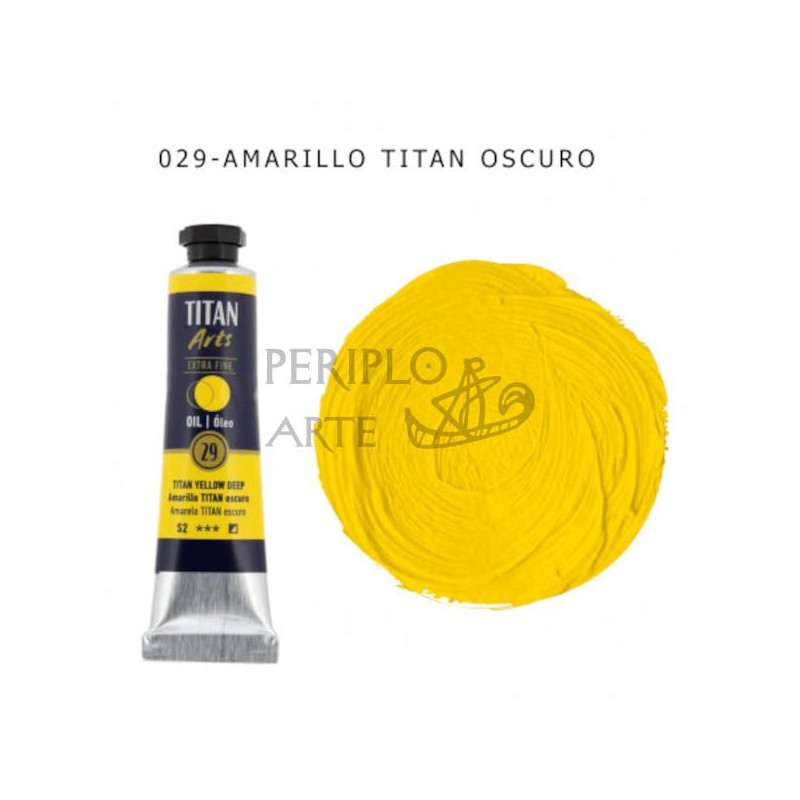 Óleo Titan Arts 20ml Amarillo Titan Oscuro 29