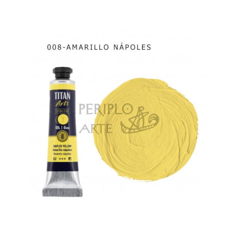 Óleo Titan Arts 20ml Amarillo Nápoles 8