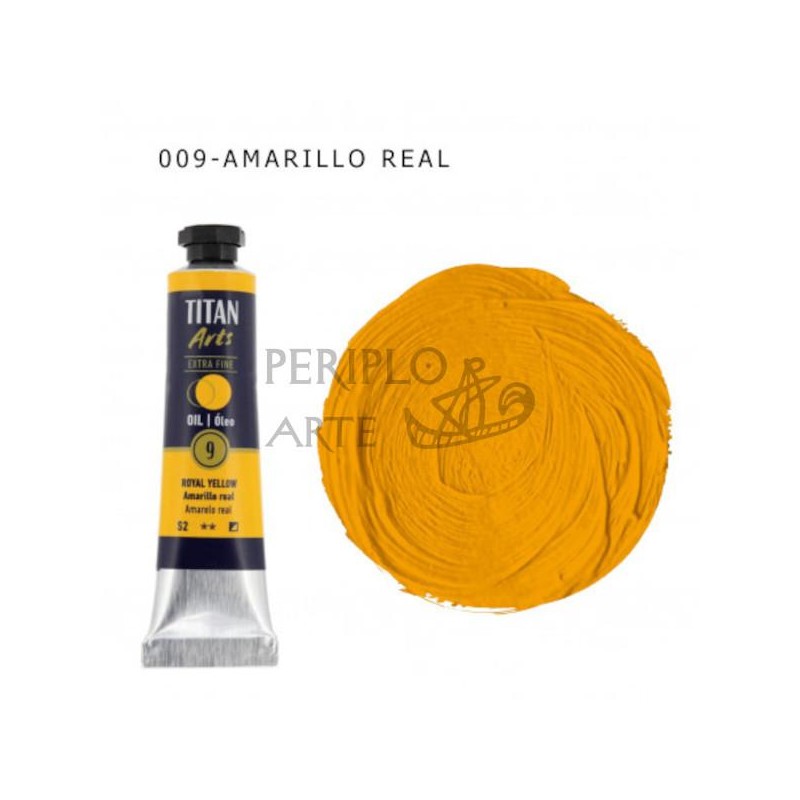 Óleo Titan Arts 20ml Amarillo Real 9