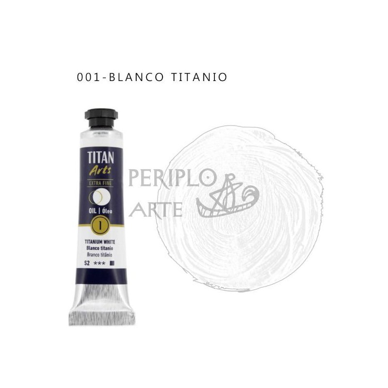 Óleo Titan Arts 20ml Blanco Titanio 1