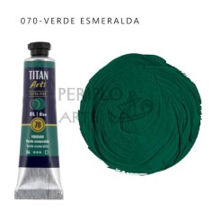 Óleo Titan Arts 20ml Verde Esmeralda 70