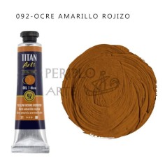 Óleo Titan Arts 20ml Ocre Amarillo Rojizo 92