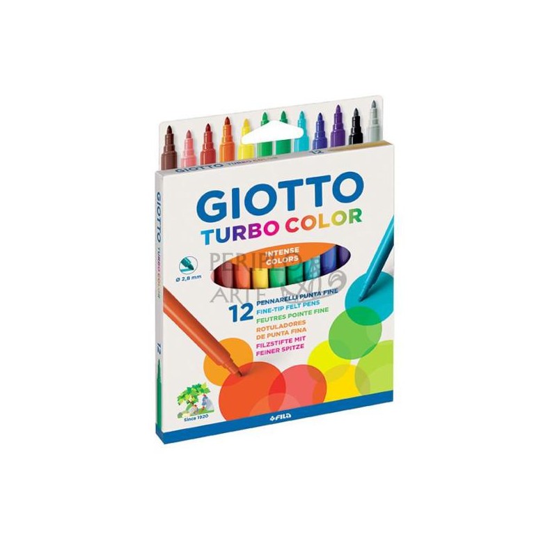 Rotuladores Giotto turbo color caja 24