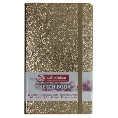 Sketch Book Art Creation 13x21cm Purpurina Oro