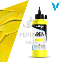 Acrílico Vallejo Studio 200ml nº1 Amarillo C Limón