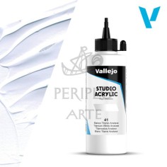 Acrílico Vallejo Studio 200ml nº41 Blanco Tit Anat