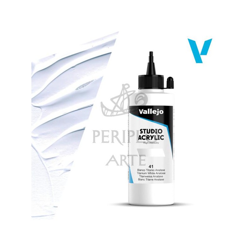 Acrílico Vallejo Studio 200ml nº41 Blanco Tit Anat