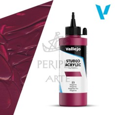 Acrílico Vallejo Studio 200ml nº23 Magenta