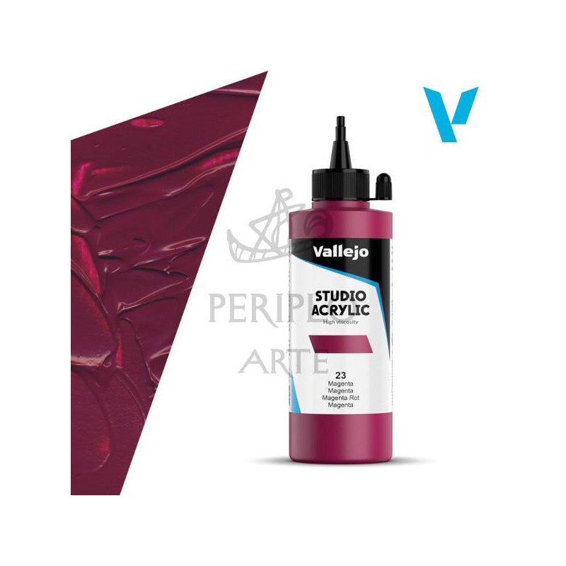 Acrílico Vallejo Studio 200ml nº23 Magenta