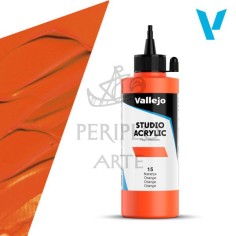 Acrílico Vallejo Studio 200ml nº15 Naranja