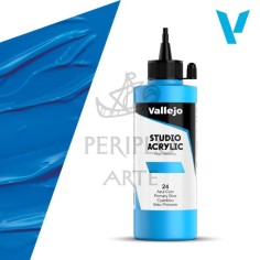 Acrílico Vallejo Studio 200ml nº24 Azul Cian