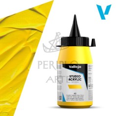 Acrílico Vallejo Studio 500ml nº43 Amarillo Cad Cl