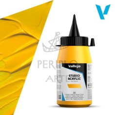 Acrílico Vallejo Studio 500ml nº22 Amarillo Cad Os