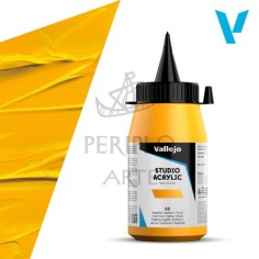 Acrílico Vallejo Studio 500ml nº60 Amarillo Cadmio