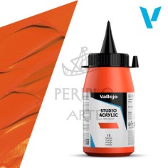 Acrílico Vallejo Studio 500ml nº15 Naranja