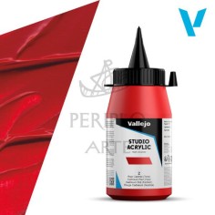 Acrílico Vallejo Studio 500ml nº2 Rojo Cadmio