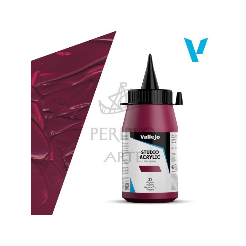 Acrílico Vallejo Studio 500ml nº23 Magenta