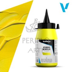 Acrílico Vallejo Studio 500ml nº1 Amarillo Cad Lim