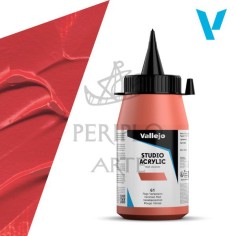 Acrílico Vallejo Studio 500ml nº61 Rojo Veneciano