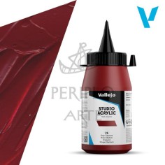 Acrílico Vallejo Studio 500ml nº26 Rojo Garanza