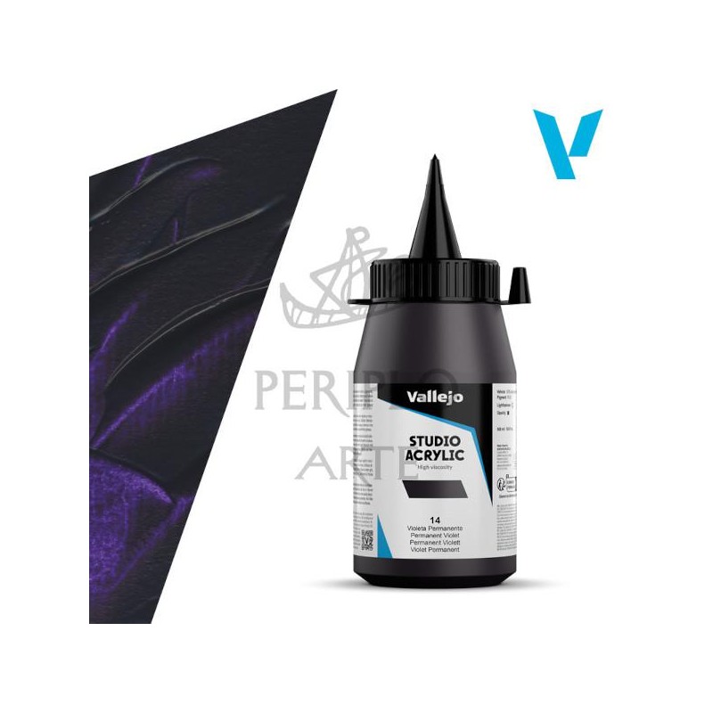 Acrílico Vallejo Studio 500ml nº14 Violeta Permane