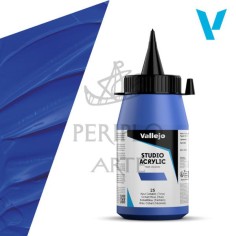 Acrílico Vallejo Studio 500ml nº25 Azul Cobalto 