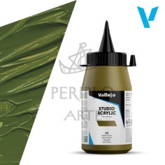 Acrílico Vallejo Studio 500ml nº48 Verde Oliva