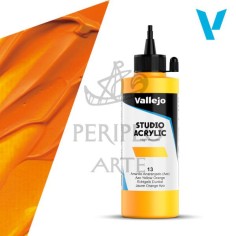 Acrílico Vallejo Studio 200ml nº13 Amarillo An  Az