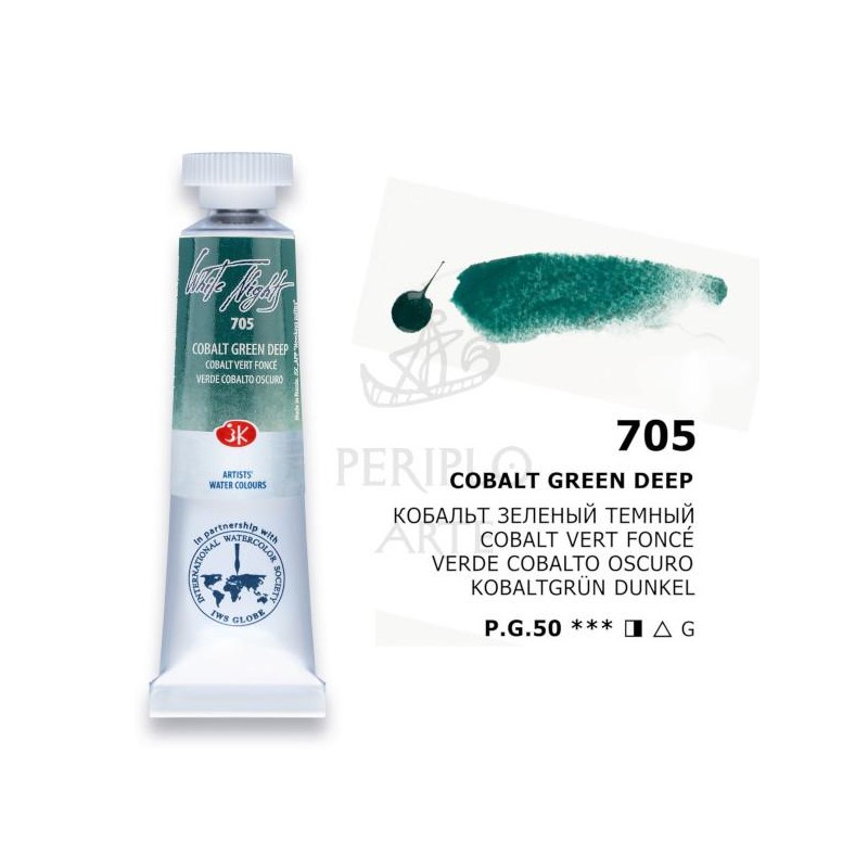 Tubo White Nights Cobalt Green Deep 705