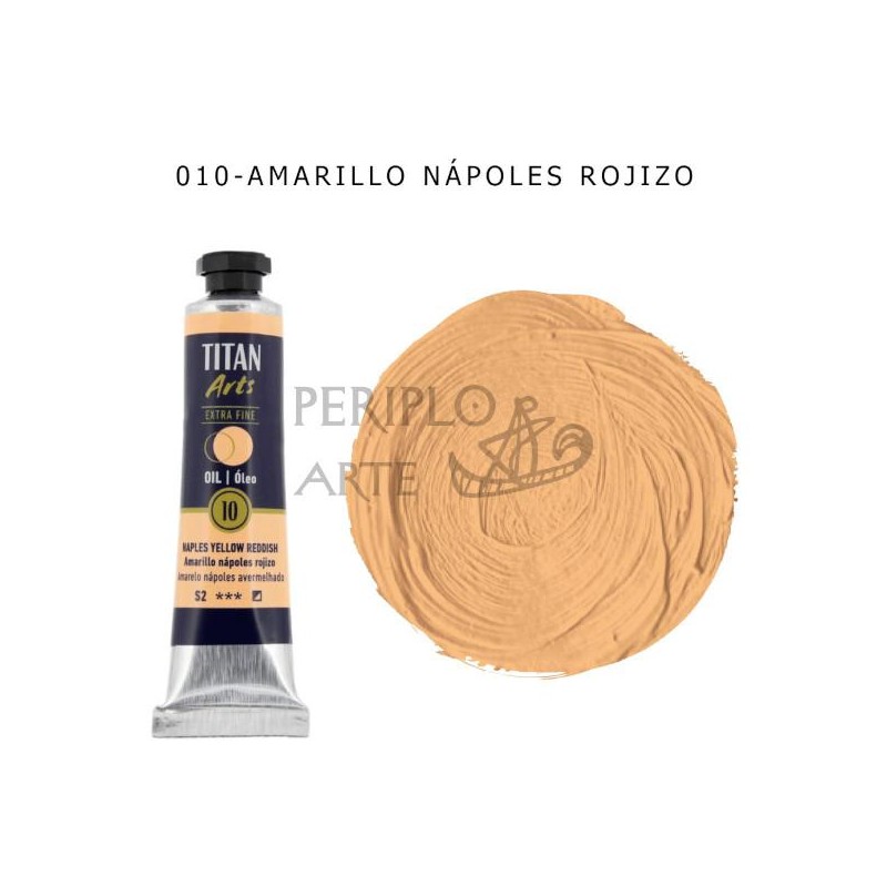 Óleo Titan Arts 20ml Amarillo Nápoles Rojizo 10