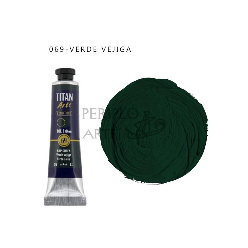 Óleo Titan Arts 20ml Verde Vejiga 69