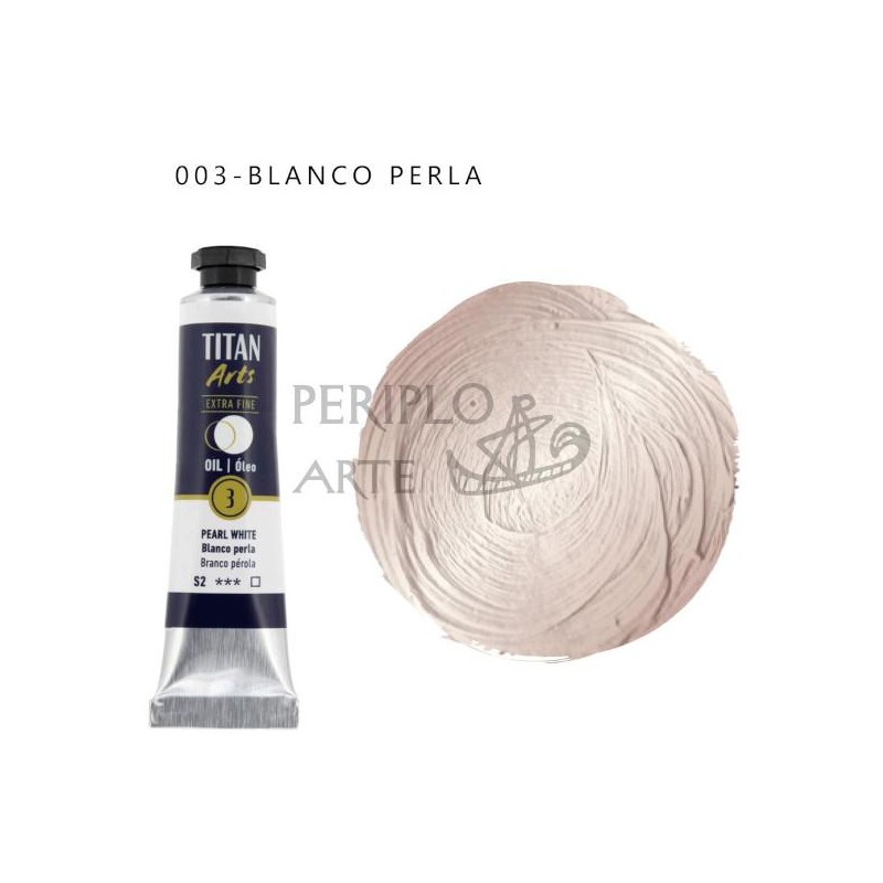 Óleo Titan Arts 20ml Blanco Perla 3