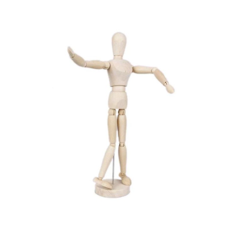 Maniquí articulado masculino 14cm