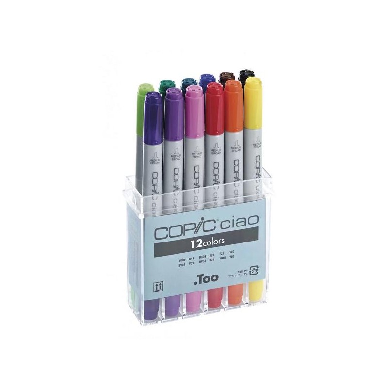 Estuche 12 rotuladores Copic Ciao  Too 