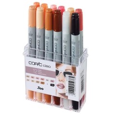 Estuche 12 rotuladores Copic Ciao Tonos Piel