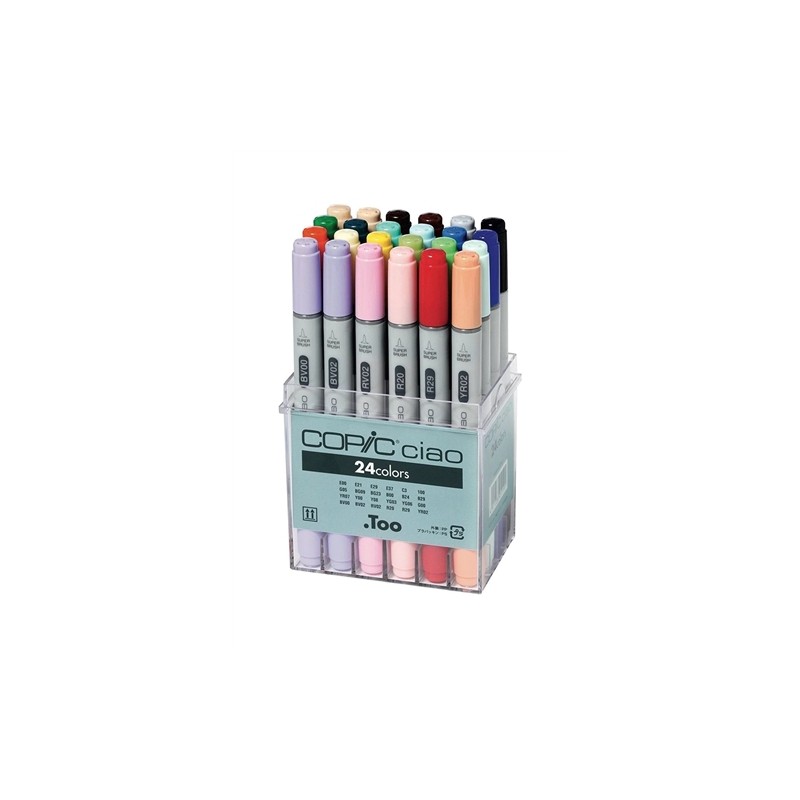 Estuche 24 rotuladores Copic Ciao  Too 