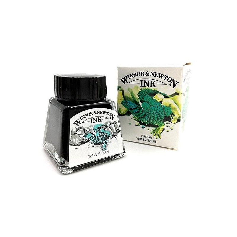 Tinta de dibujo Winsor&Newton Verde Viridian 972