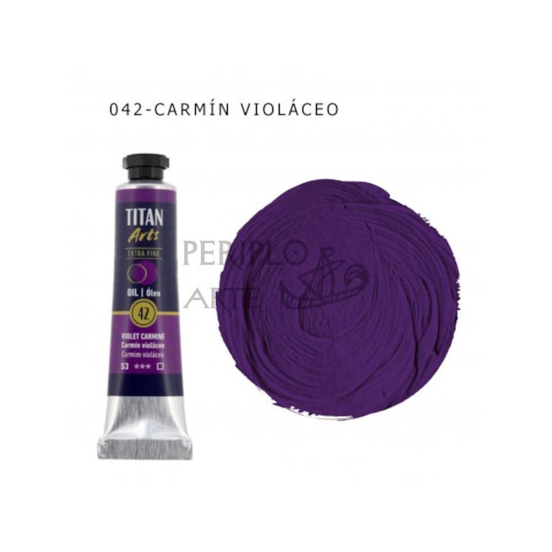 Óleo Titan Arts 20ml Carmín Violáceo 42