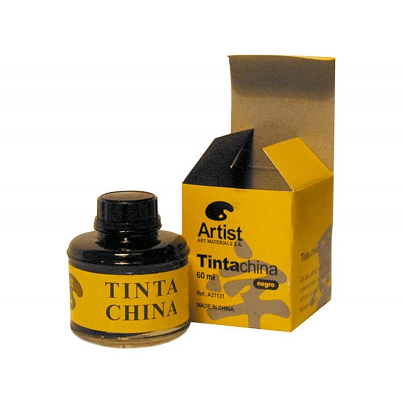 Tinta china negra 60 ml Artist