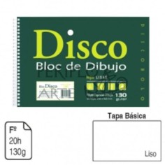 Bloc dibujo A3 liso 130gr 20h Disco