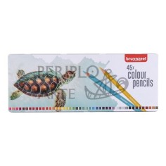 Estuche metálico 45 lápices color Bruynzeel tortug