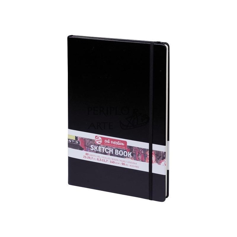 Cuaderno Art Creation 21x29 7cm 80h 140g negro