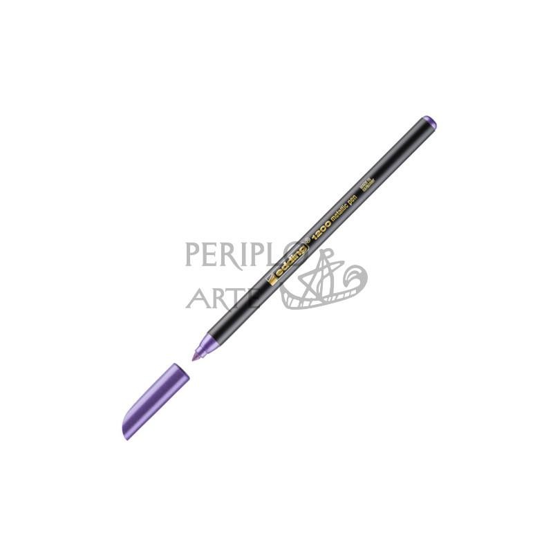 Rotulador Edding 1200 metalizado violeta 078